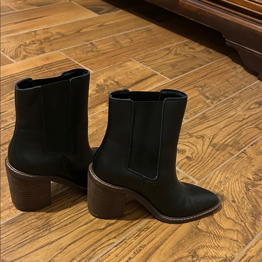 Crown Vintage Black Heeled Boots
